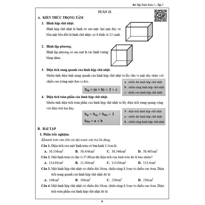 Sách - Combo Bài Tập Tuần Toán và Tiếng Việt 5 - Tập 2 (2 cuốn)