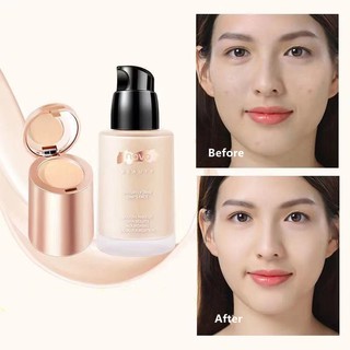  Kem nền NOVO che khuyết điểm dưỡng ẩm kiềm dầu chống thấm nước 