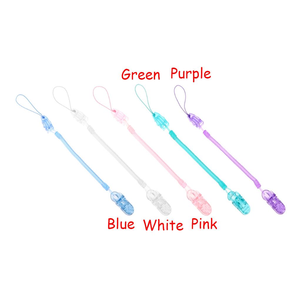 Dây đeo núm ti giả chống lạc mất nhiều màu tùy chọn mới cho bé mọc răng