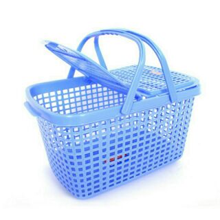 Làn đựng quần áo đồ sơ sinh cỡ đại có nắp đậy