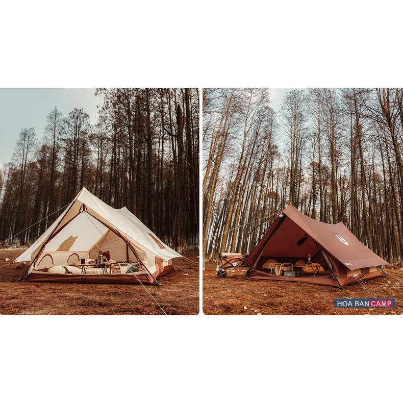 Lều Glamping 4 Người Mobi Garden Line Friends