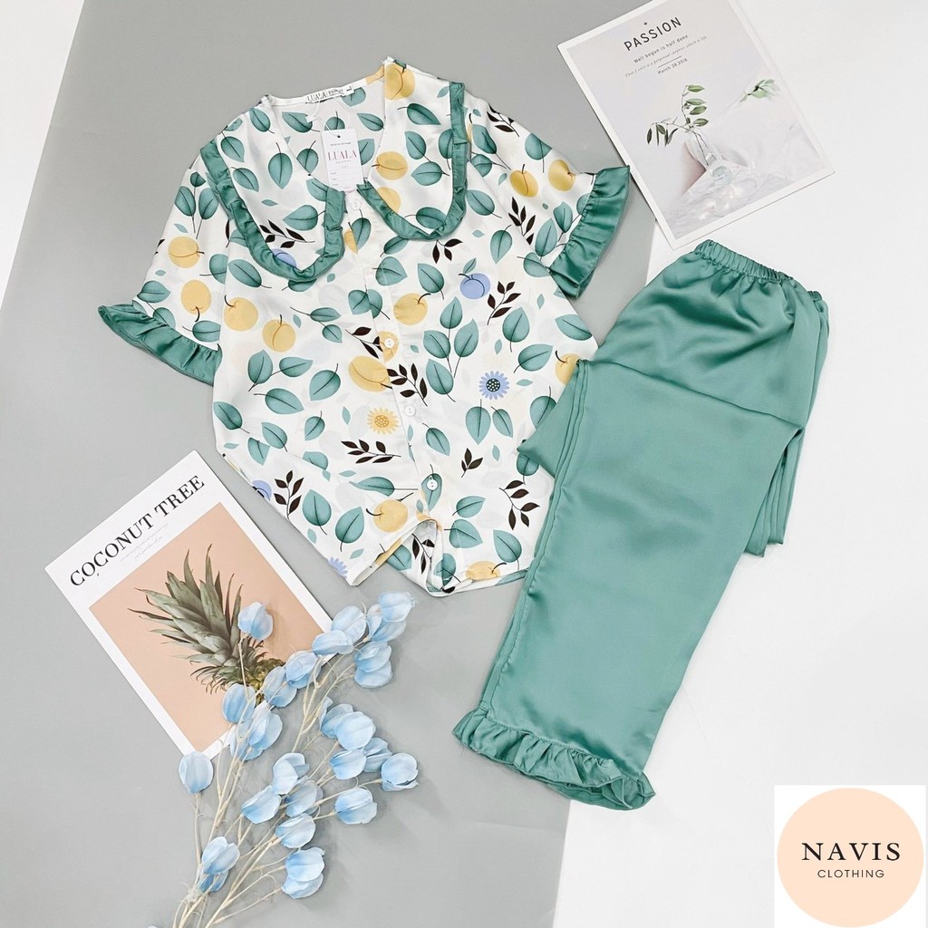 [XẢ KHO] Pijama Lụa Tiểu Thư Cổ Sen Mẫu Mới | BigBuy360 - bigbuy360.vn