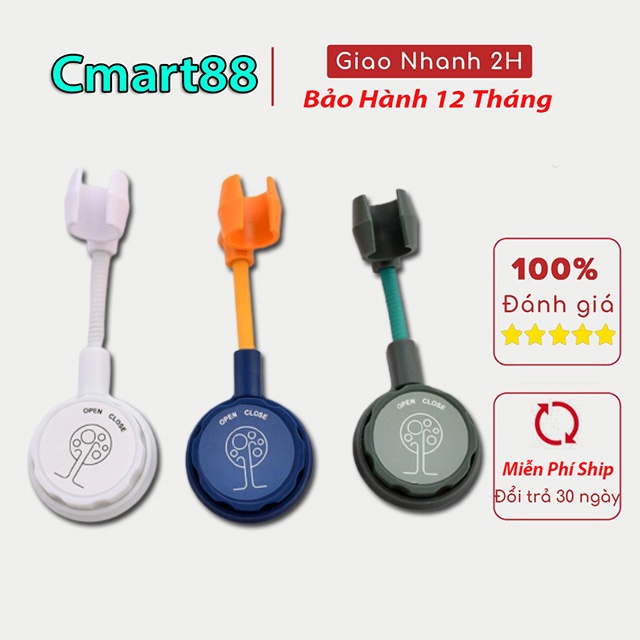 Giá đỡ vòi sen 360 độ siêu chắc siêu chịu lực phù hợp cho mọi loại vòi, Giá treo vòi sen dán tường chịu nước chắc chắn