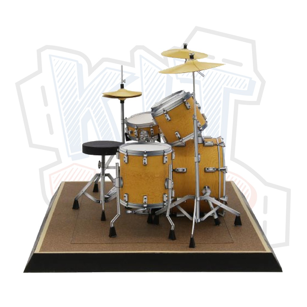Mô hình giấy nhạc cụ Drum set