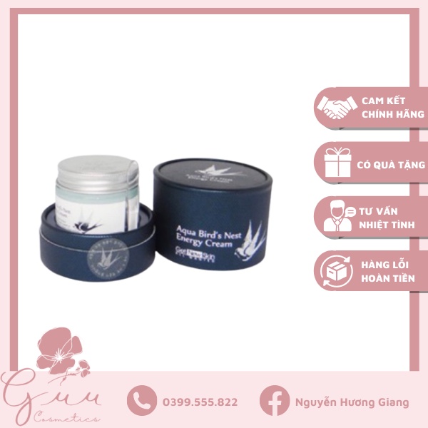 Kem dưỡng da tổ yến Aqua Bird’s Nest Energy Cream - Guu