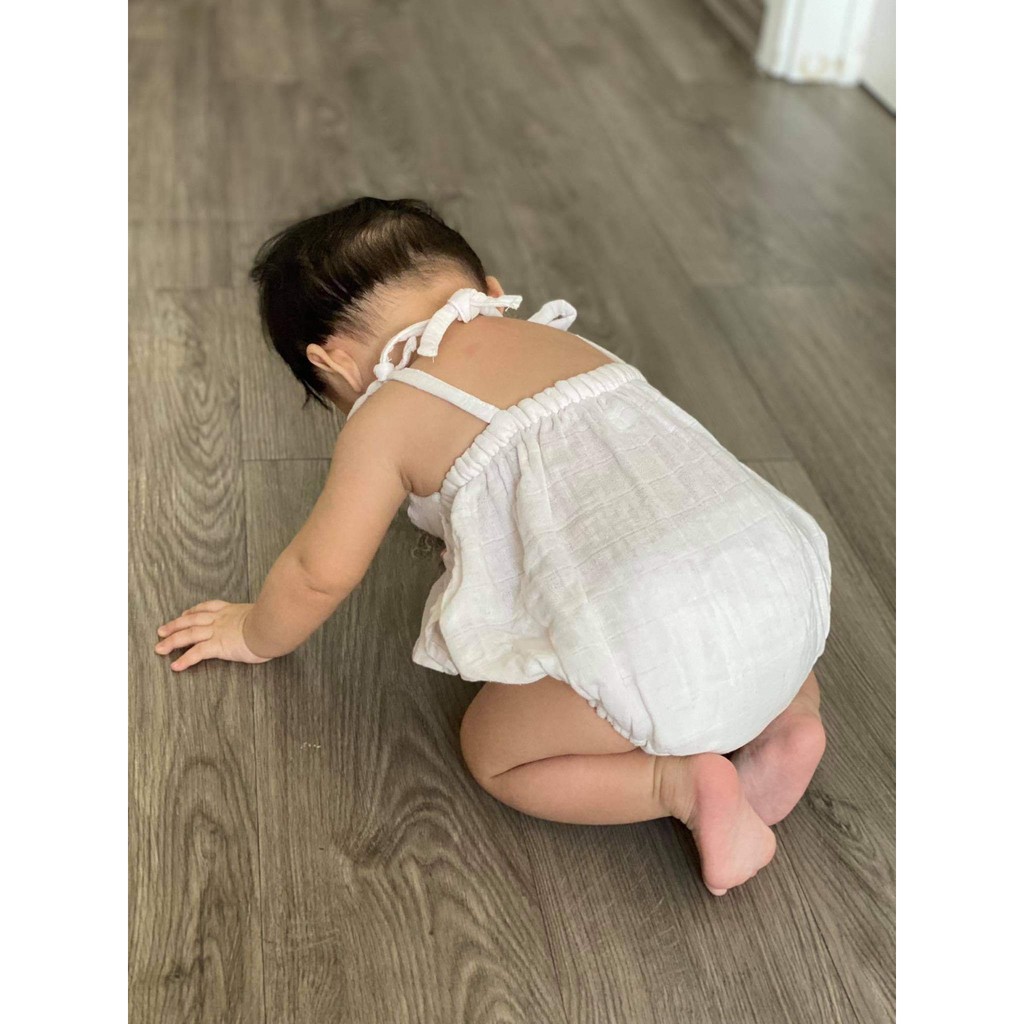 Muslin Lily Romper (Romper Bèo Vải Xô Organic Cotton)