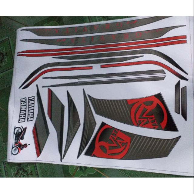 Tem rời  dán xe jupiter gravita