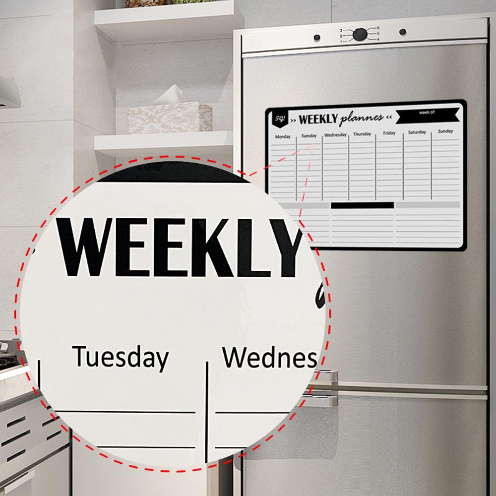 Bảng Trắng Ghi Chú Thông Điệp Hàng Ngày Gắn Tủ Lạnh Linh Hoạt