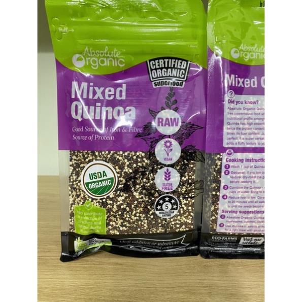 Hạt Diêm Mạch Hỗn Hợp Absolute Organic Mixed Quinoa 400g