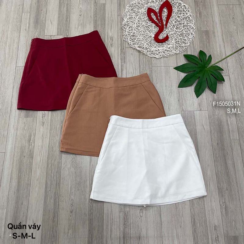 Quần váy túi xéo dây kéo 1505