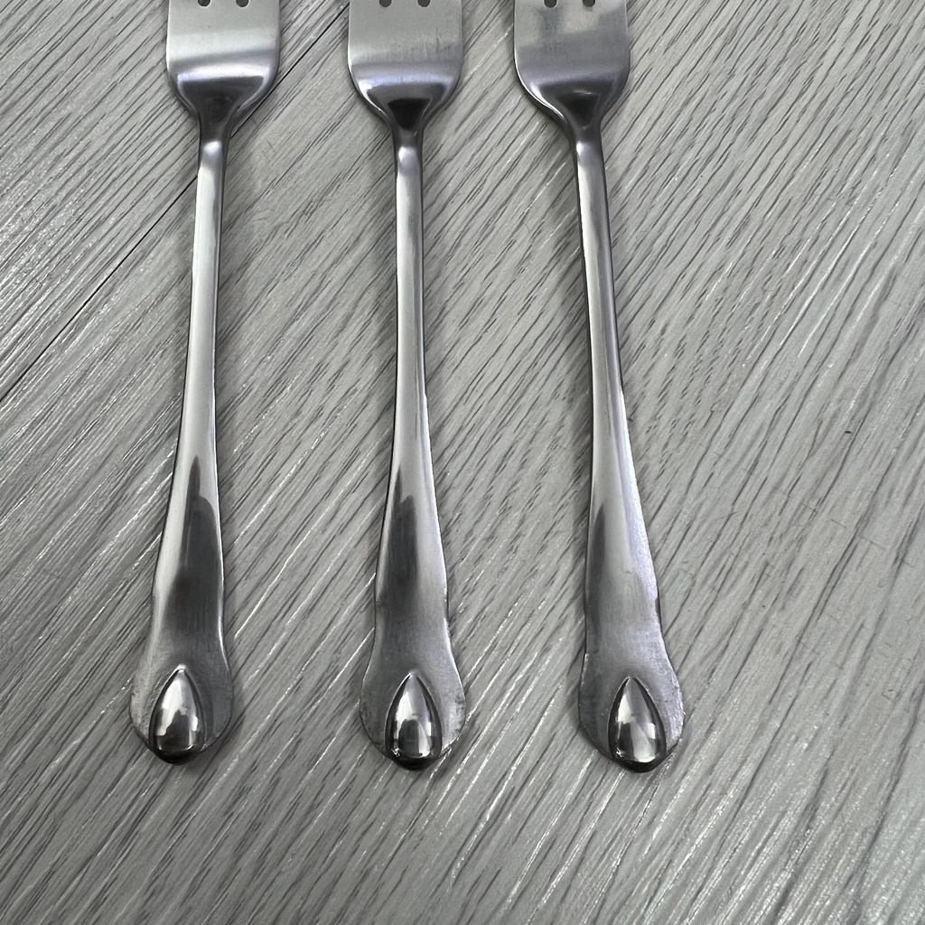 Nĩa ăn Giọt Nước bằng thép không rỉ nĩa thực phẩm - Nĩa ăn trái cây Hình Giọt Nước Cao Cấp
