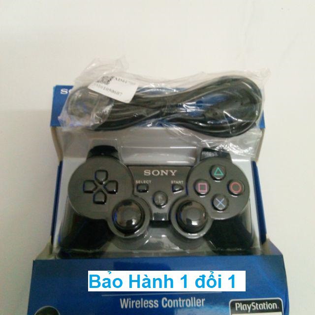 fehmgroceries.86Tay cầm PS3 không dây loại tốt - Tay chơi game PC, Laptop, PES, FO4 tối ưu Tặng Sạc