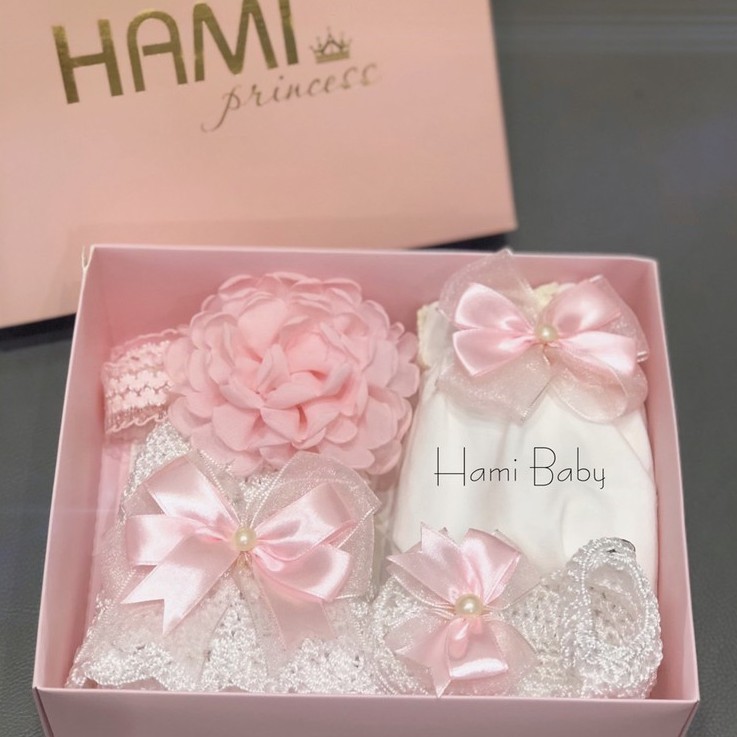 Set Body Đính Nơ Cộc Tay Cotton Mềm Cực Xinh Cho Bé Gái ❤️ HAMI PRINCESS