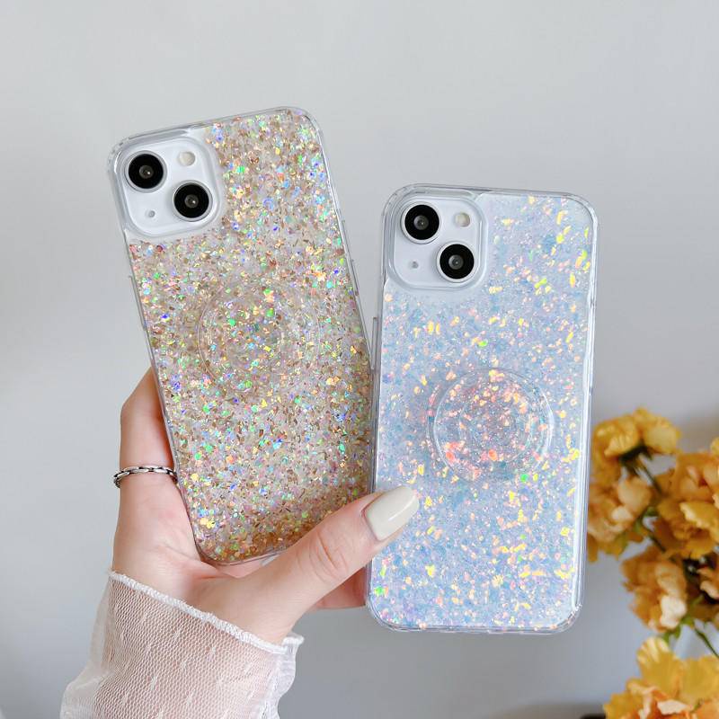 Ốp Điện Thoại Mềm Trong Suốt Đính Sequin Lấp Lánh Cho iPhone 13 12 11 Pro MAX Mini X XS MAX XR SE 2022 2020 7 8 Plus