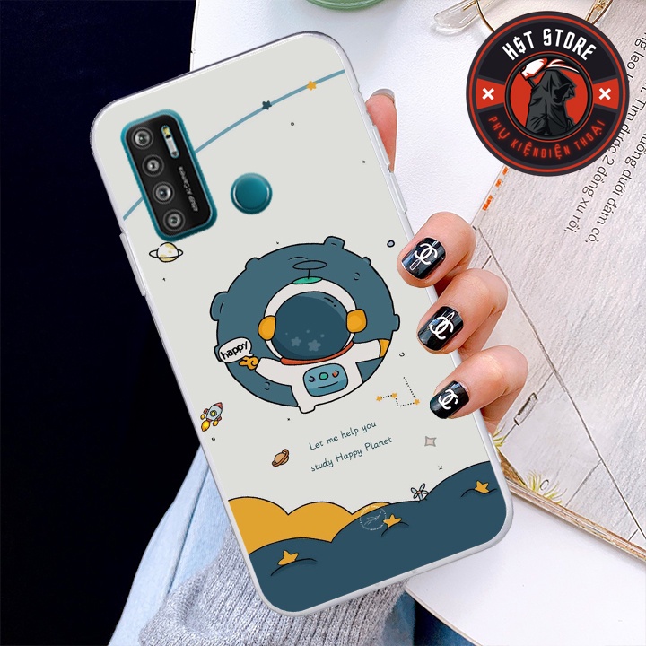 Ốp lưng Vsmart Joy 4 - Vsmart Live 4 - Vsmart Star 5 - Vsmart Star 4 - in hình những phi hành gia nhỏ siêu cute