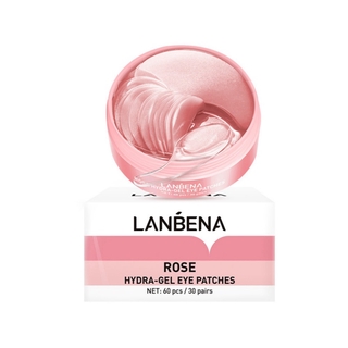 [Hàng mới về] Mặt nạ mắt dạng gel hoa hồng collagen dưỡng ẩm loại bỏ quầng thâm và làm sáng da Lanbena