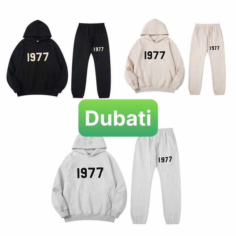SÉT ĐỒ BỘ NAM NỮ HOODIE SWEATER NAM NỮ CHẤT THUN NỈ DA CÁ DÀY 1977 CHẤT VẢI DÀY MỊN MÀN VIP PRO - DUBATI FASHION