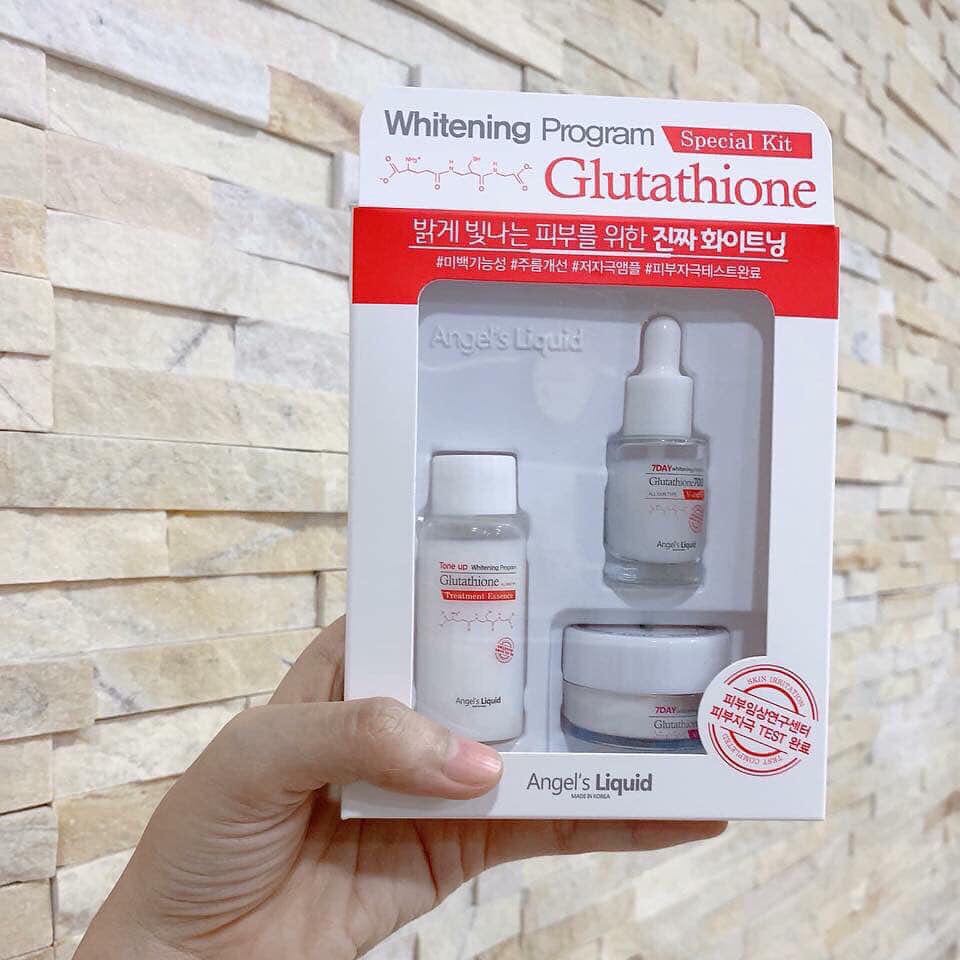 Set mini 7day Whitening Program Glutathione 700 V-Cream