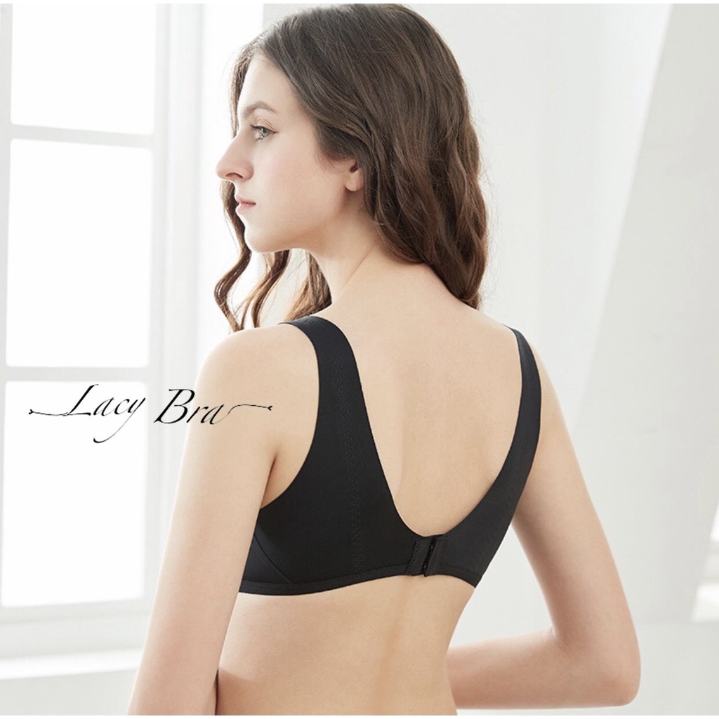 [Tặng Quà Dây Buộc Tóc] Áo Lót Đúc Su Không Gọng Khuy Cài Trước Nâng Ngực Lacy Bra - AL31 | BigBuy360 - bigbuy360.vn