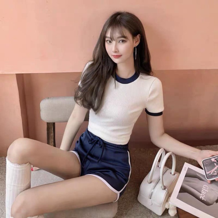 [Mã FAGREEN245 giảm 10% tối đa 30K đơn 99K] (Kho Sỉ Nam Đinh) BỘ THUN TĂM TRẮNG VIỀN ĐỎ ĐEN | BigBuy360 - bigbuy360.vn