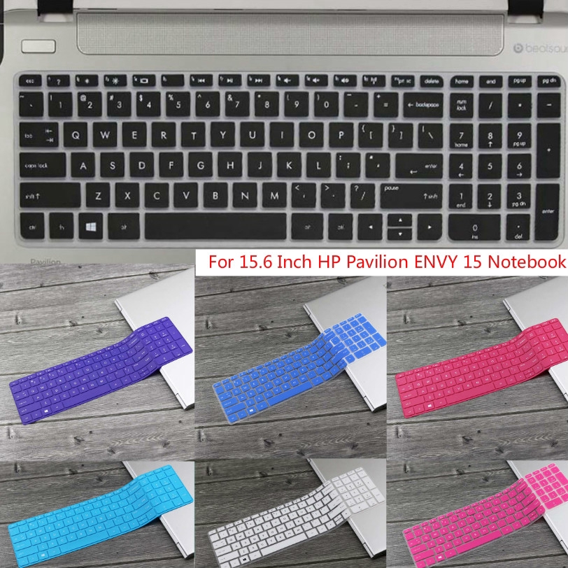 Miếng Dán Silicon Mềm Siêu Mỏng Bảo Vệ Bàn Phím Cho Laptop 15.6 Inch Hp Pavilion Envy 15 Notebook Pc