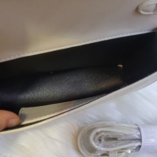 Túi chữ C size 18 dây da lắp khóa
