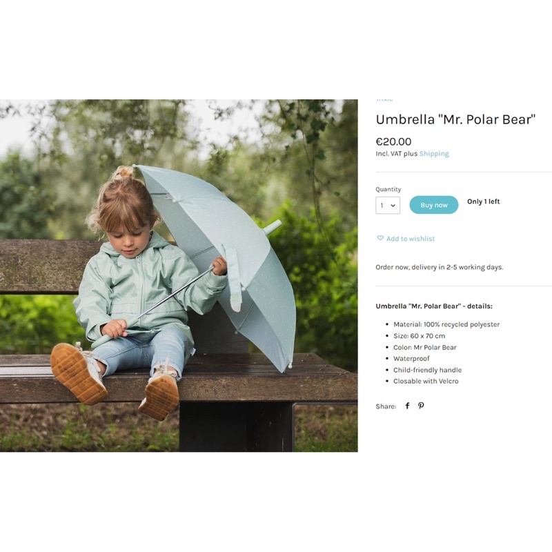 Ô dù cho bé xuất dư