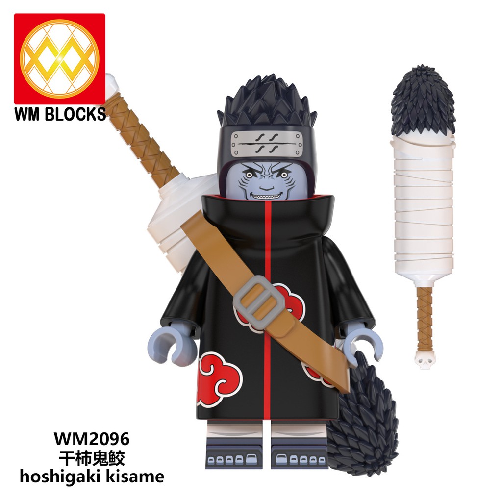 Combo 8 Minifigures Các Nhân Vật Yahiko, Konan, Zetsu, KisameTrong Naruto - Đồ Chơi Lắp Ráp non-lego WM6106 [B5]