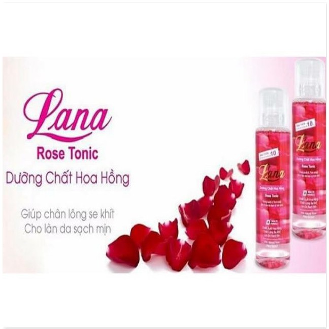 Dưỡng Chất Hoa Hồng Rose Tonic Lana 150ml