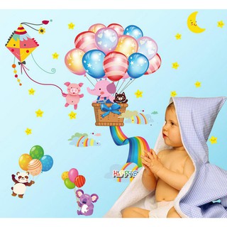 Decal dán tường Chùm bóng