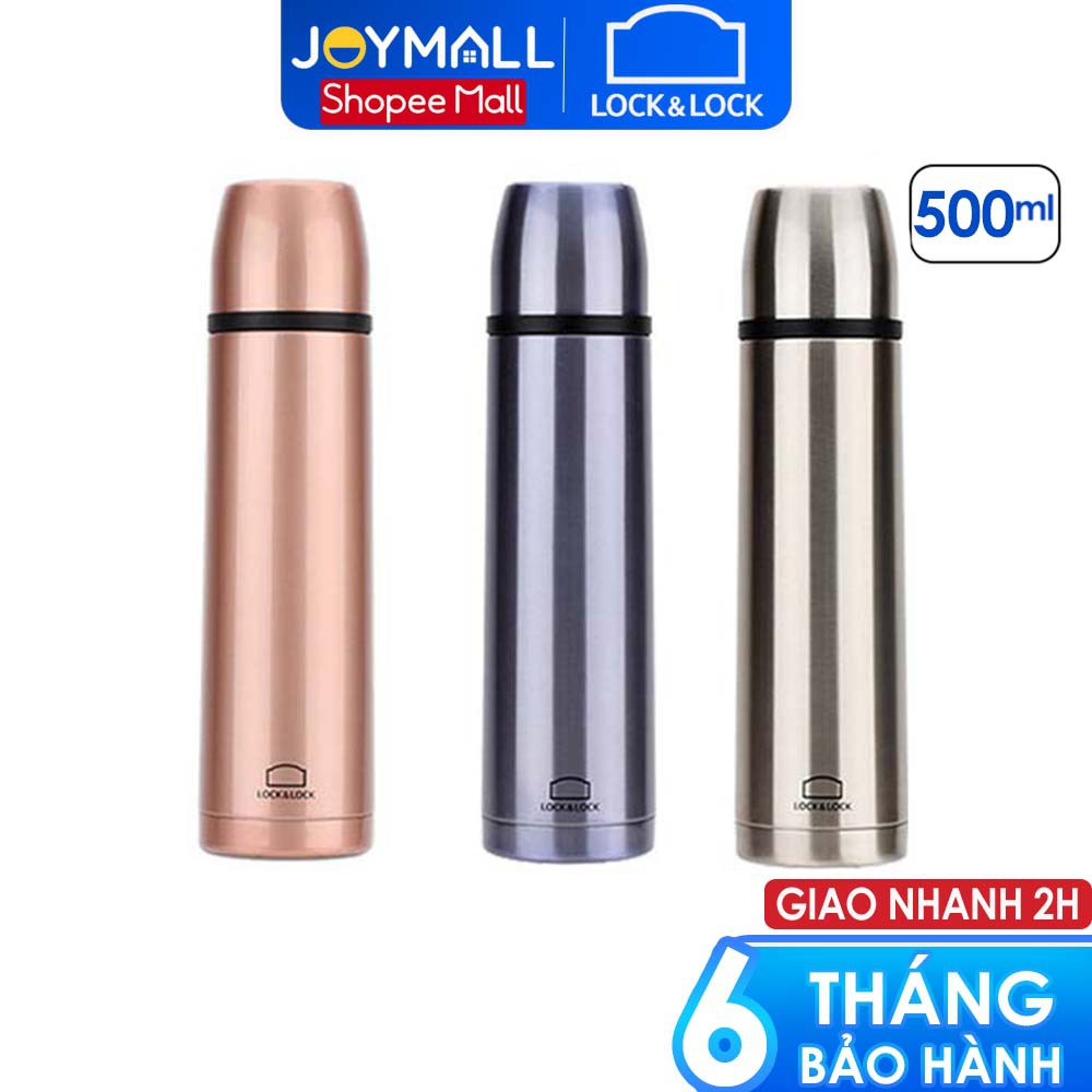 Bình Giữ Nhiệt Lock&Lock Vienna LHC1430 500ml - Hàng Chính Hãng, Chất Liệu Thép Không Gỉ Inox304 - JoyMall