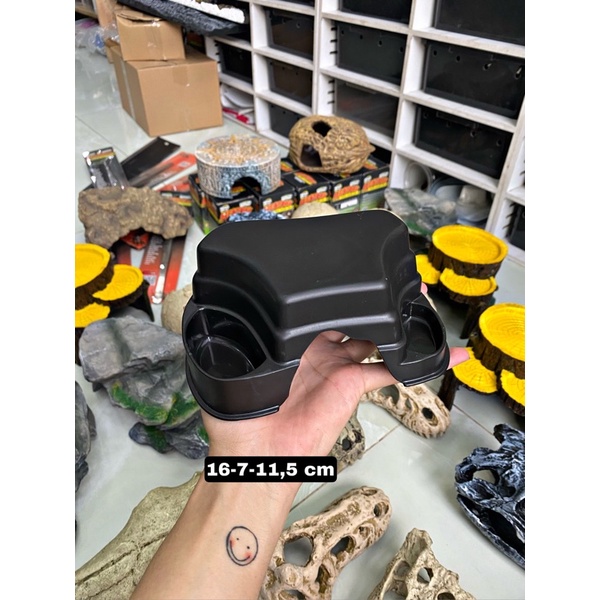 Hang nhựa có sẵn chén