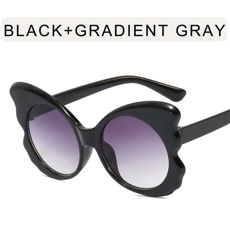 Kính Mát Gọng Lớn Hình Bướm Phong Cách Retro Thời Trang Phương Tây