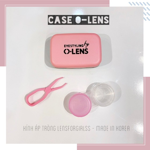 Hộp đựng lens mini chính hãng của OLENS (Korea)