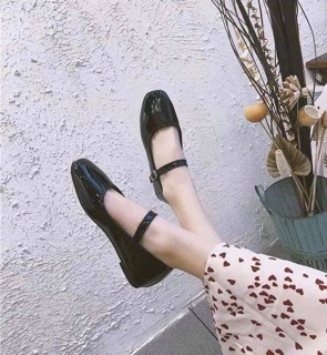 Giày búp bê Trơn Da Bóng siêu hot