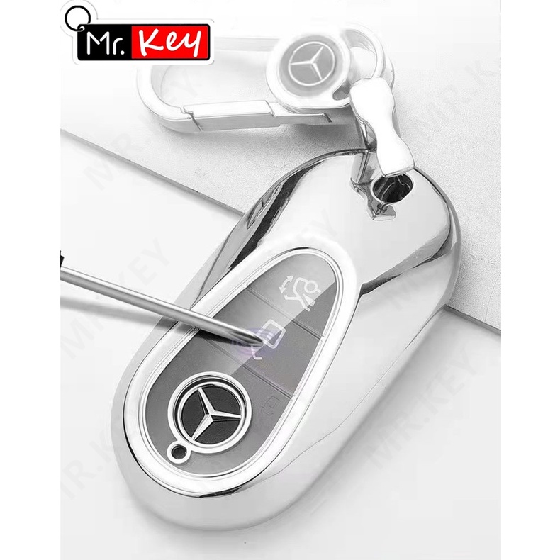 Vỏ Bảo Vệ Chìa Khóa Xe Hơi Mercedes Benz 2021 C Class S Class W223 S350 S400 S450 S500 C200 Bằng TPU
