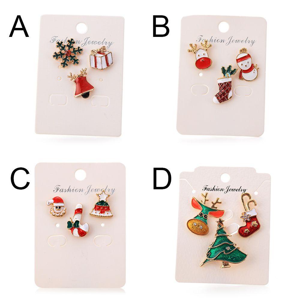 Trâm Cài Áo Hình Ông Già Noel / Người Tuyết / Tuần Lộc Giá