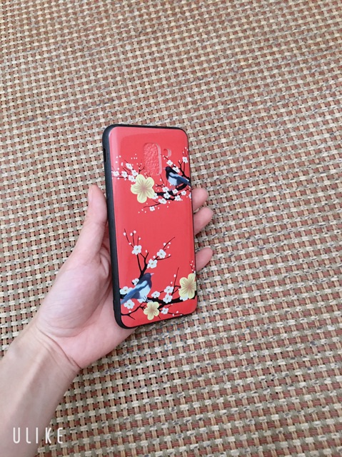 Ốp Sam sung J6 (2018) Hoa mai vàng