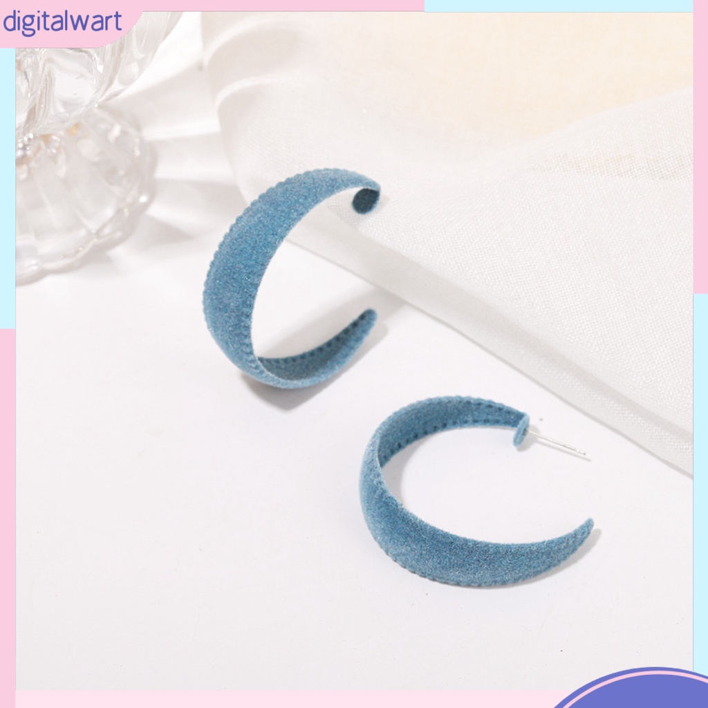 Đôi Khuyên Tai Hình Vòng Tròn Lớn Thời Trang Cho Nữ