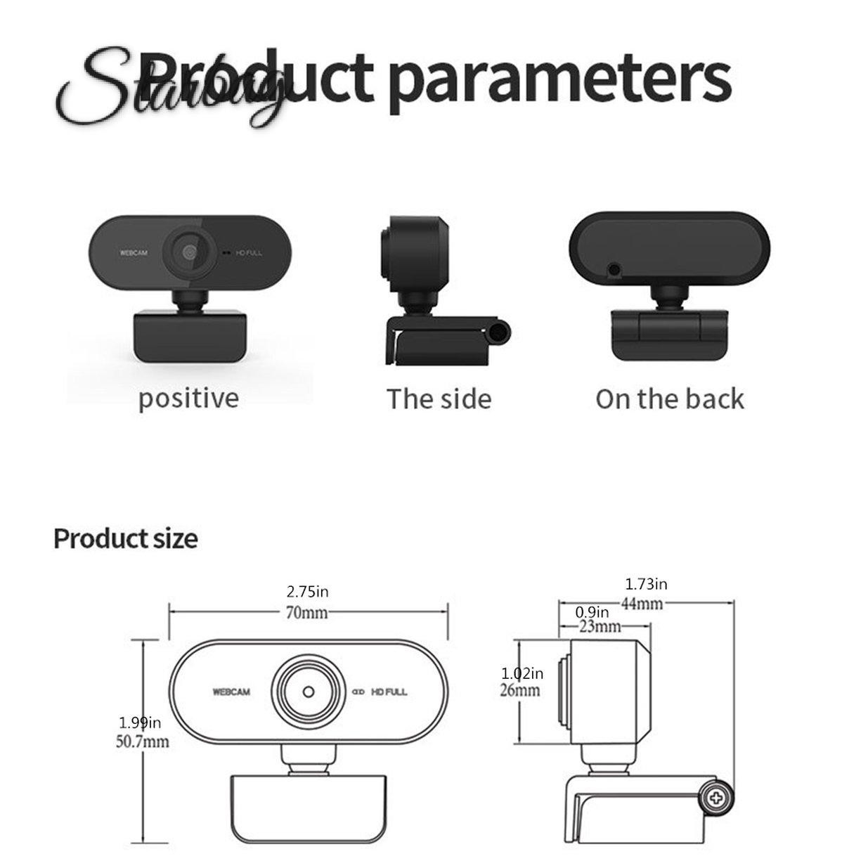 Webcam 1080p Pc Mini Usb 2.0 Kèm Mic Cho Máy Tính | BigBuy360 - bigbuy360.vn