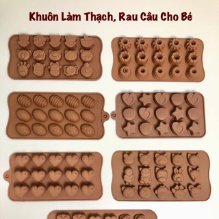 Khuôn silicon làm thạch/ rau câu cho bé