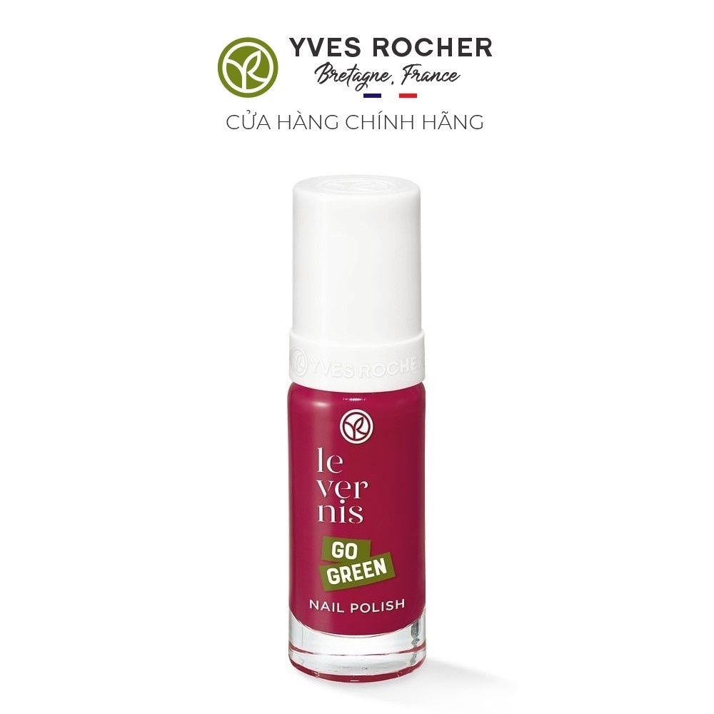 Sơn móng tay Yves Rocher GO GREEN NAIL POLISH 5ML - 24 INTENSE RASPBERRY