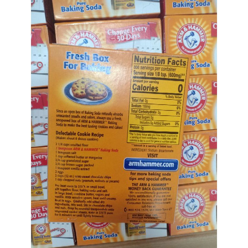 Bột Baking Soda Arm and Hammer 454g (Mỹ)