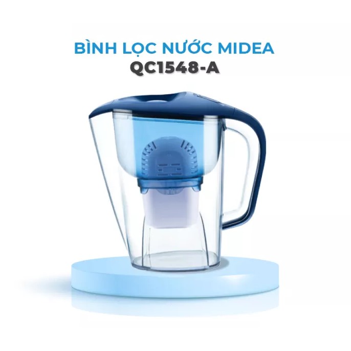 Ca Lọc Nước Midea QC1548-A (3.5 lít, tiện dụng, không sử dụng điện)