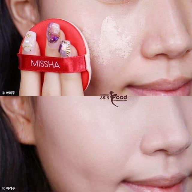 Phấn nước Missha Velvet Finish Cushion ( vỏ đỏ ) | BigBuy360 - bigbuy360.vn