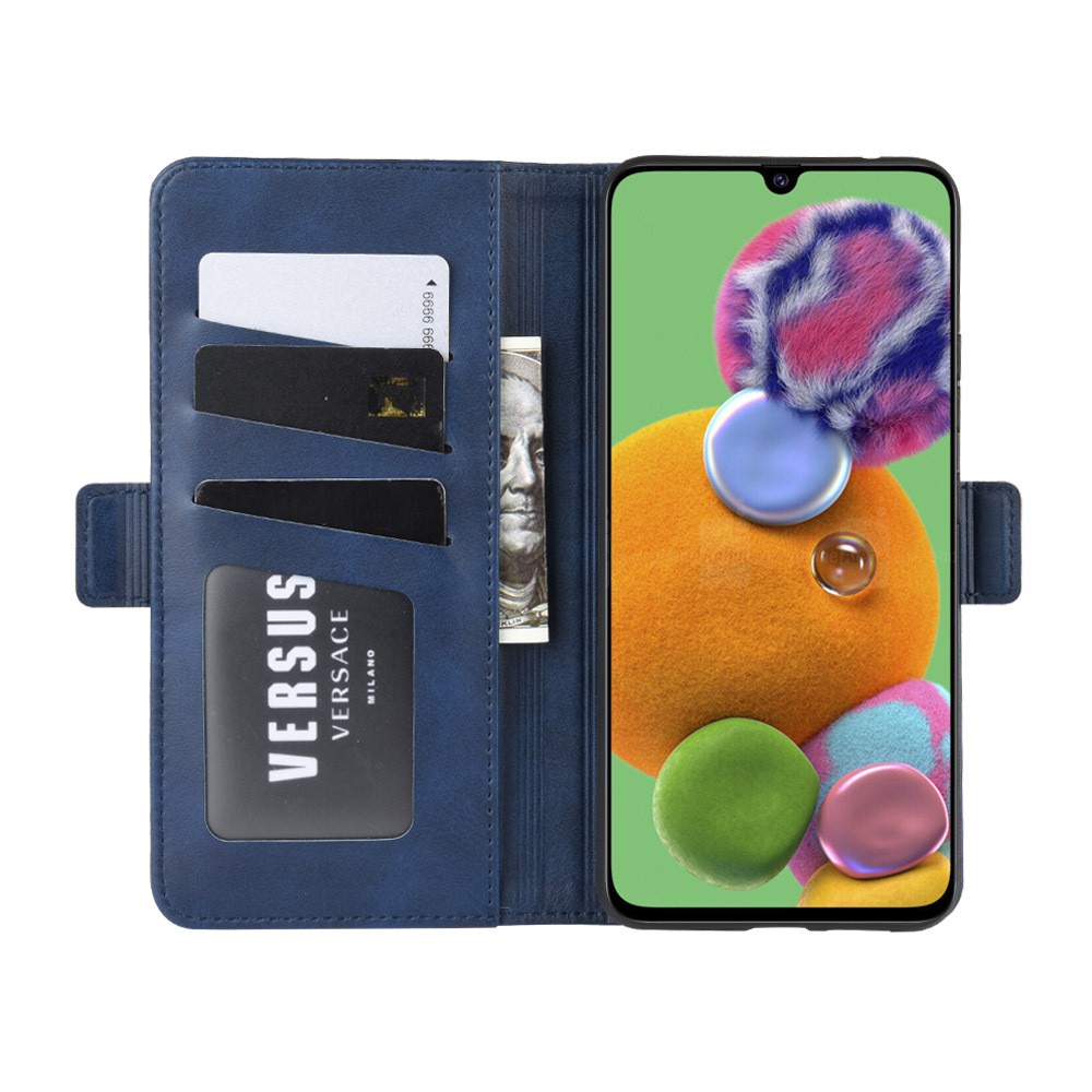 Bao da điện thoại giá đỡ khóa từ kiểu ví cho Samsung A90 5G