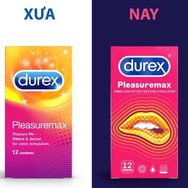 Bao cao su Durex Pleasuremax ( hộp 10 cái)
