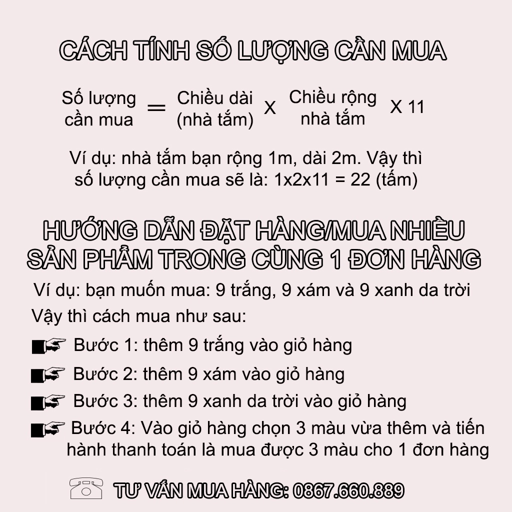 Thảm chống trơn nhà tắm, nhà vệ sinh, kích thước 30x30cm