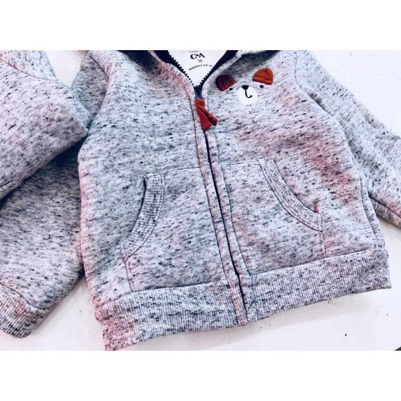 Áo khoác nỉ lông sz 3m-3y