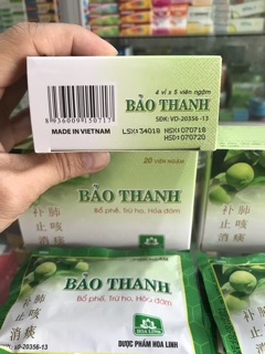 KẸO NGẬM BẢO THANH